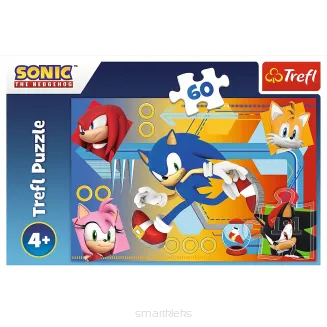 Puzzle Trefl 60 Elementów Sonic w Akcji smartkleks.pl