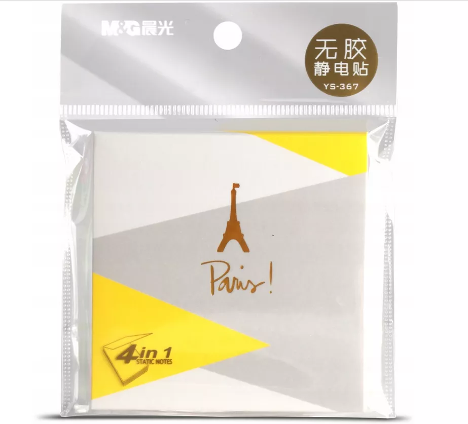 Karteczki Elektrostatyczne Paris 80arkuszy M&G