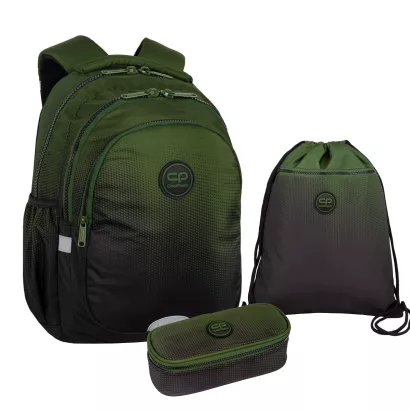 Zestaw Coolpack Gradient Grass Jerry Plecak + Piórnik + Worek