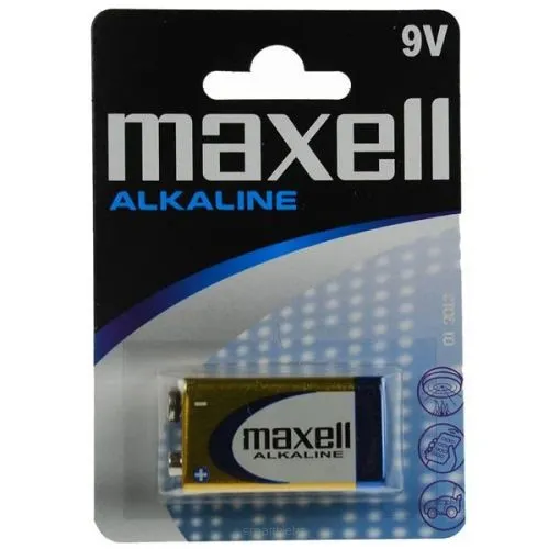 Bateria Alkaliczna 9V 6LR61 Maxell  SmartKleks.pl