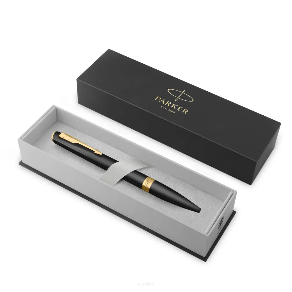 Parker Meridian Długopis Matowy lakier ze złotymi wykończeniami Średnia końcówka 2231403