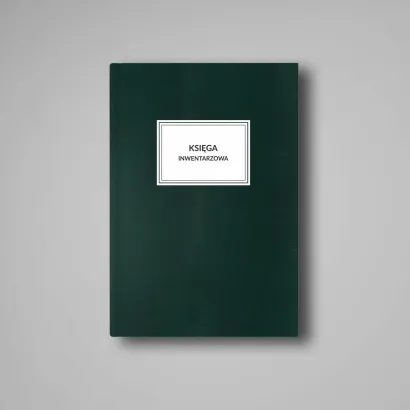 Księga inwentarzowa Zielona
