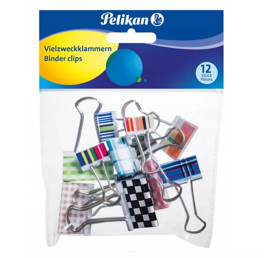 Klipsy Biurowe Spinacze Pelikan 12szt