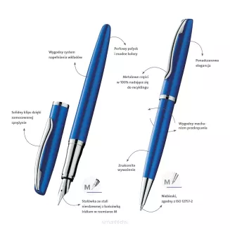 Pióro Wieczne I Długopis Pelikan Jazz Noble Elegance Saphire SmartKleks.pl