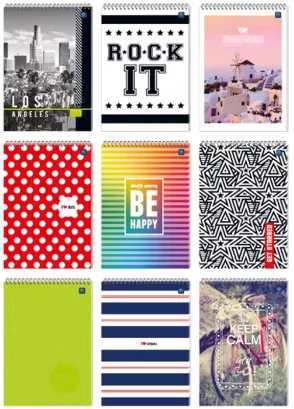 Kołozeszyt A4 Krata 100 kartek Interdruk Pion