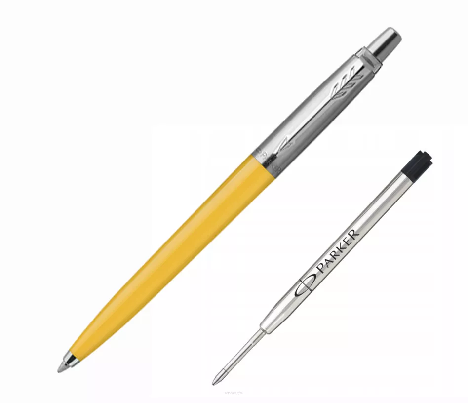 Długopis Parker Jotter Żółty Wkład Czarny i Niebieski smartkleks.pl