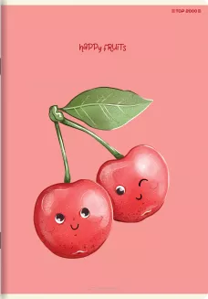 Zeszyt A5 32k. Wąska Linia Happy Fruits smartkleks.pl