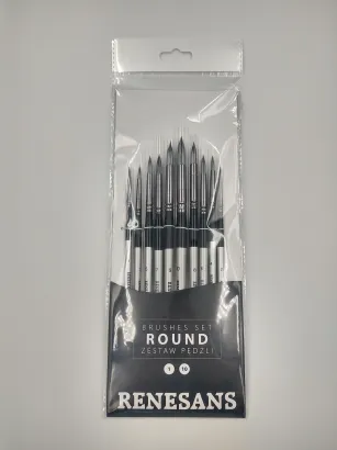 Zestaw Pędzli Round Renesans 10 szt.
