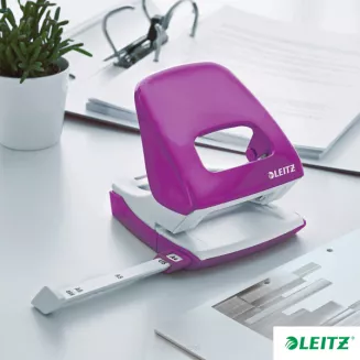 Zestaw Leitz Zszywacz Dziurkacz Fioletowy smartkleks.pl