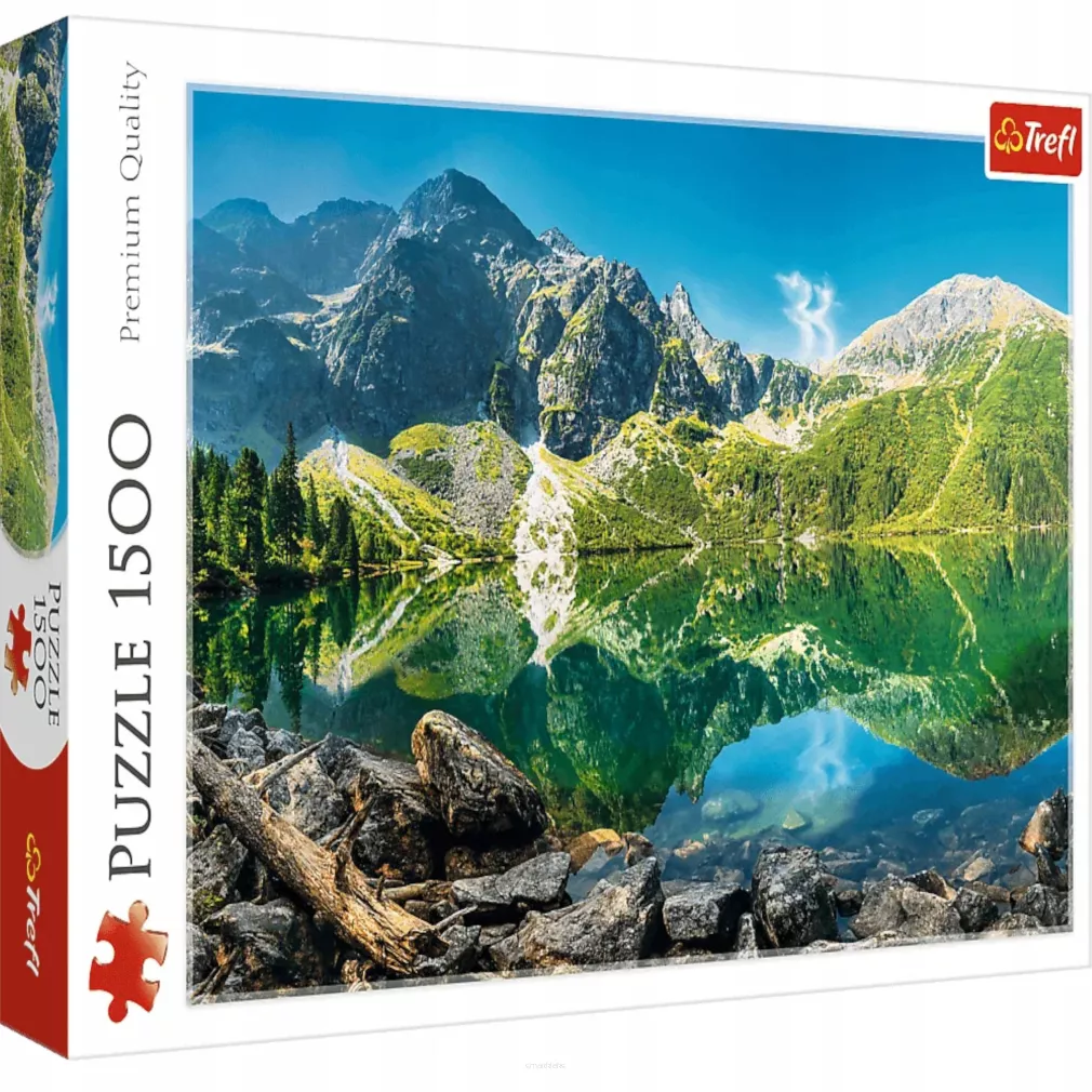 Puzzle Trefl 1500 Elementów Krajobraz Widok Góry Jezioro Morskie Oko Tatry SmartKleks.pl