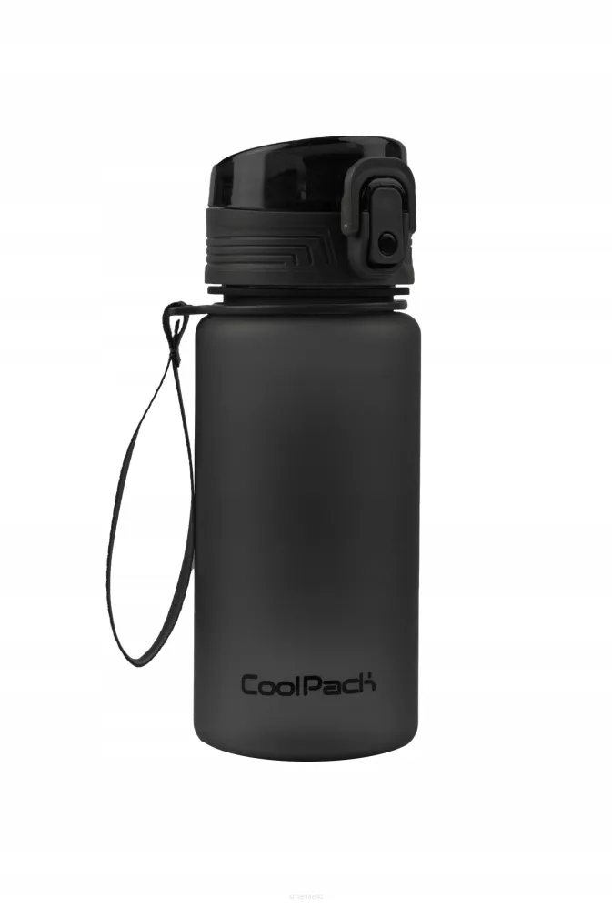 Bidon Na Wodę CoolPack Brisk Mini RPet Black 400ml  SmartKleks.pl