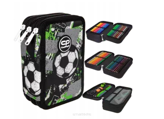 Plecak dziecięcy CoolPack Spiner Termic Let's Gol + Piórnik + Worek