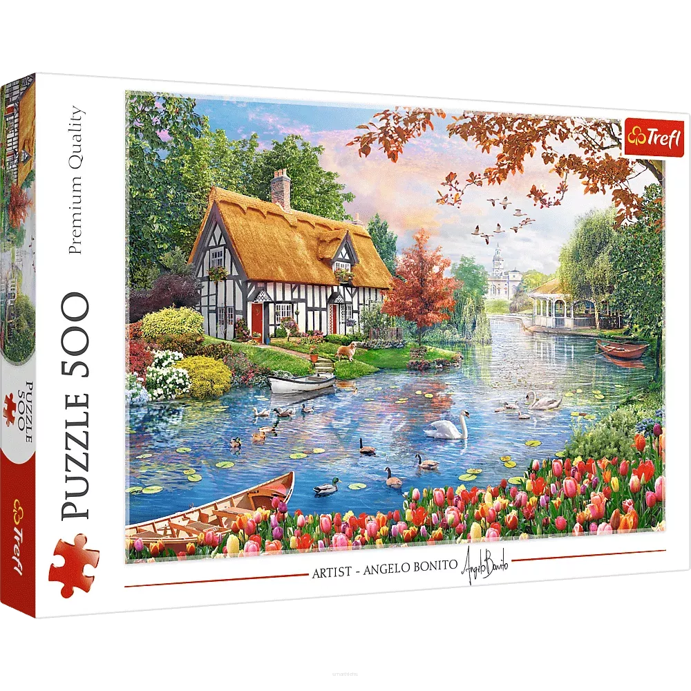 Puzzle Trefl 500 Elementów Cicha Przystań smartkleks.pl