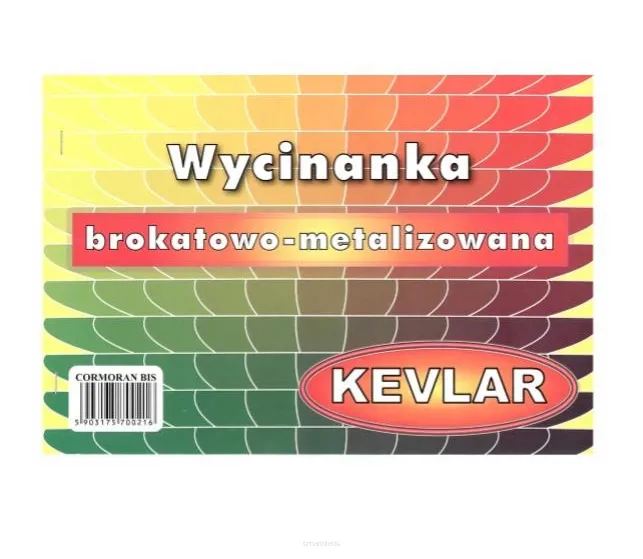 Wycinanka Brokatowo - Metalizowana Kevlar A4 Cormoran