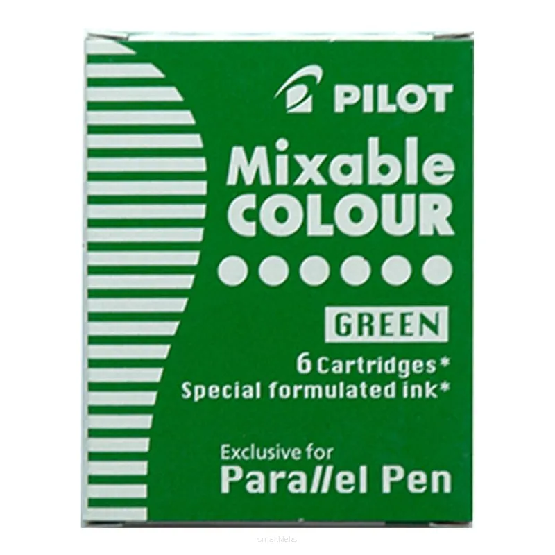 Naboje Pilot Parallel Pen Zielone 