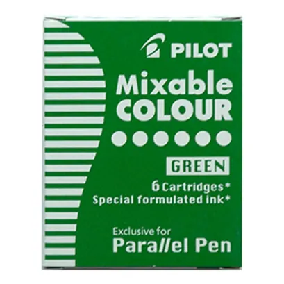 Naboje Pilot Parallel Pen Zielone