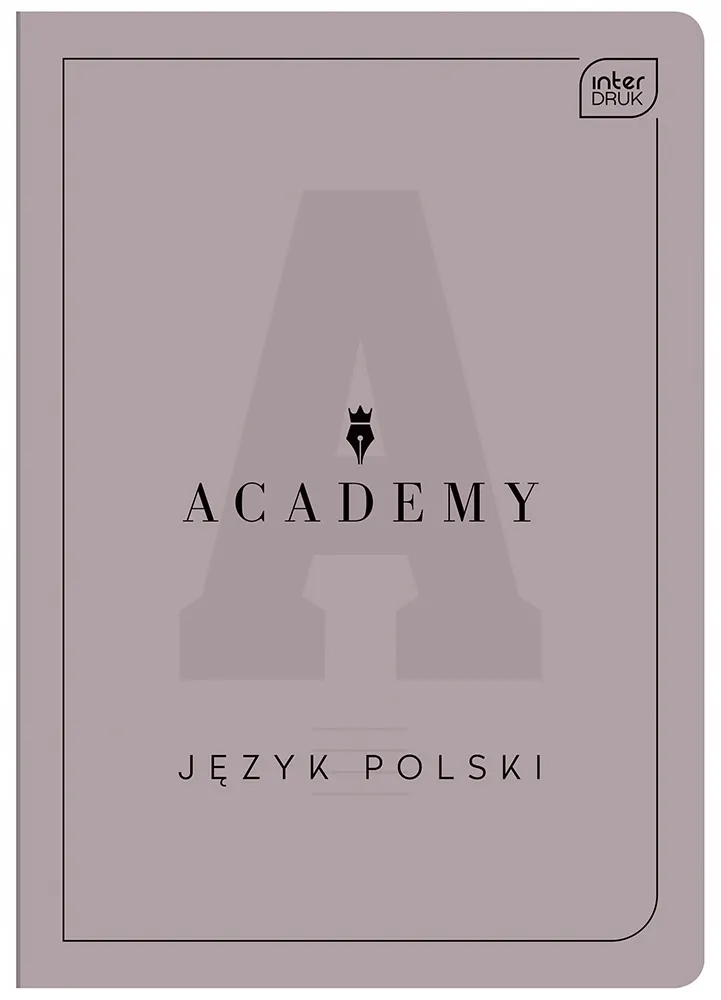 Zeszyt InterDruk A5 60k kratka 90g Polski Academy