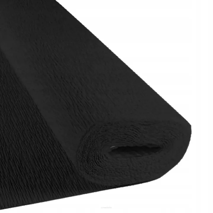 Krepina 50x250cm 180g czarna