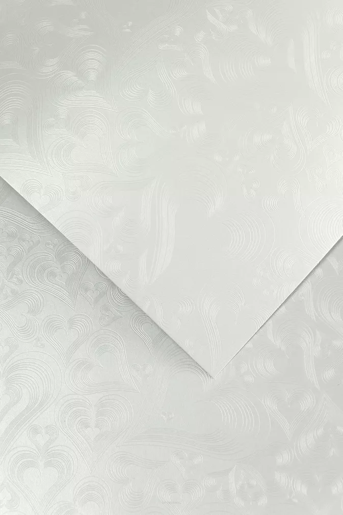 Karton Ozdobny Love Diamentowa Biel A4 Galeria Papieru SmartKleks.pl