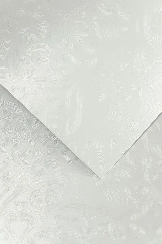 Karton Ozdobny Love Diamentowa Biel A4 Galeria Papieru SmartKleks.pl