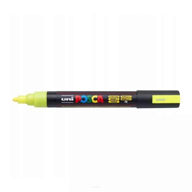 Pisak Posca PC-5M Fluorescencyjny Żółty SmartKleks.pl