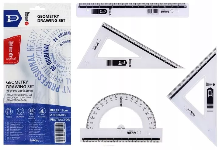 Zestaw Geometryczny 4 Elementy Pratel  SmartKleks.pl