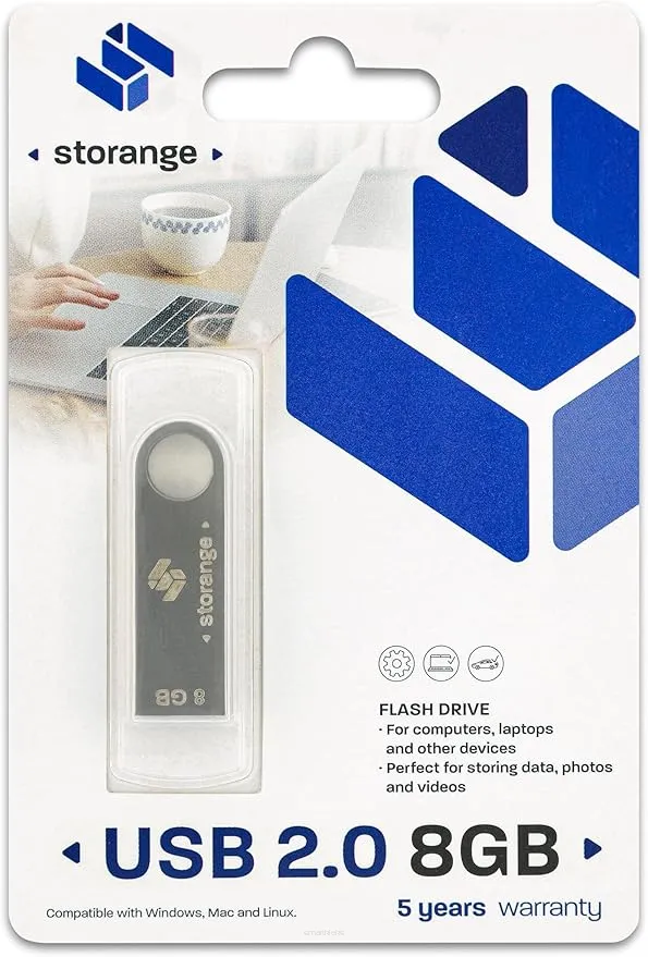 Pamięć USB 2.0 8G Slim Grafit