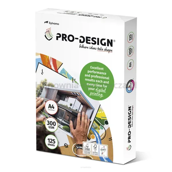 Papier ksero A4 250g 125 kartek Pro-Design