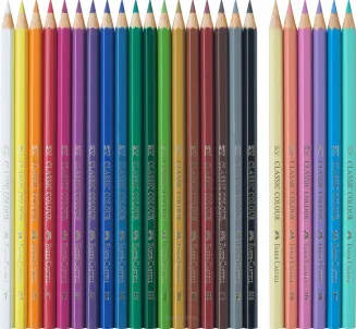 Kredki Sześciokątne Unicorn 18+6 Kolorów Faber-Castell  SmartKleks.pl