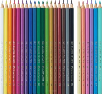 Kredki Sześciokątne Unicorn 18+6 Kolorów Faber-Castell  SmartKleks.pl