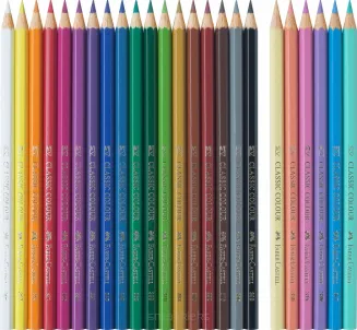 Kredki Sześciokątne Unicorn 18+6 Kolorów Faber-Castell  SmartKleks.pl