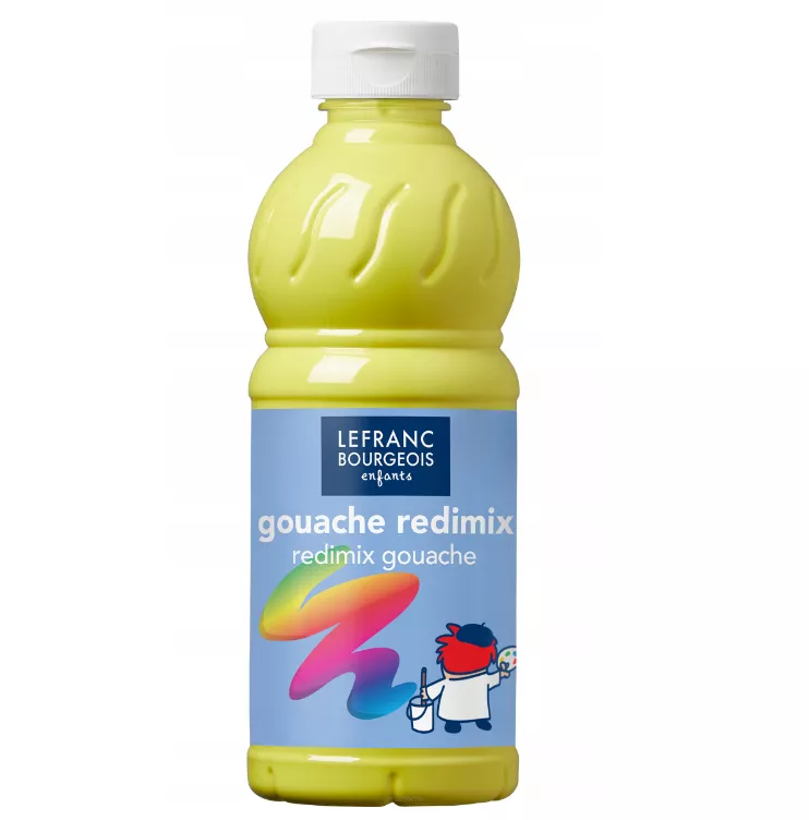 Płynny Gwasz Farba Plakatowa Redimix 500ml. Cytrynowa smartkleks.pl