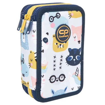 Piórnik Trójkomorowy Cool Pack z Wyposażeniem Jumper 3 Pucci