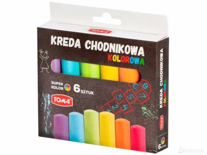 Kreda chodnikowa TOMA 6 KOLORÓW