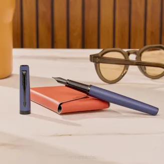 Parker Meridian Pióro wieczne Niebieski z czarnymi wykończeniami 2247779 - 6