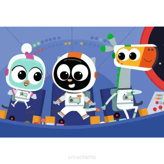 Puzzle Trefl 60 Elementów Czas poznać Milo smartkleks.pl