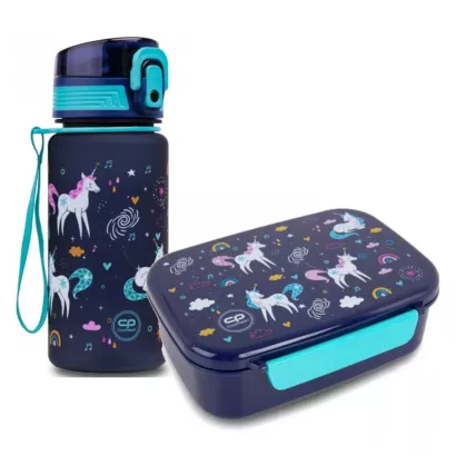 Śniadaniówka i Bidon Lunch Box CoolPack Foodyx Mrs Unicorn