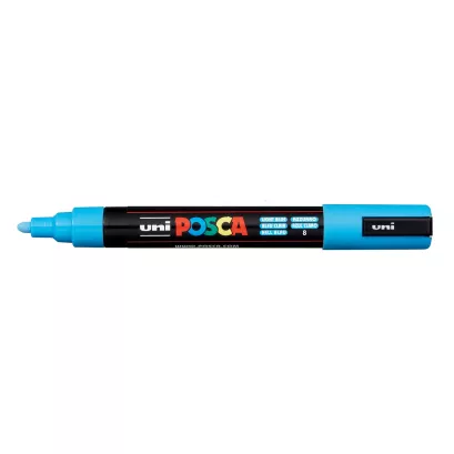 Pisak Posca PC-5M Metaliczny Jasno Niebieski