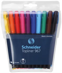 Zestaw Cienkopisów Schneider 0,4mm 10kol.