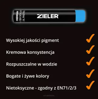 Pastele Olejne Wodorozpuszczalne 36szt. Zieler smartkleks.pl