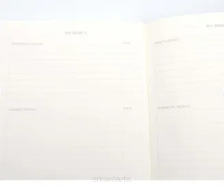 Notatnik A5/96k Kratka Twarda Okładka Szary smartkleks.pl