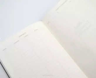 Notatnik A5/96k Kratka Twarda Okładka Szary smartkleks.pl
