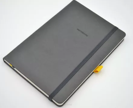 Notatnik A5/96k Kratka Twarda Okładka Szary smartkleks.pl