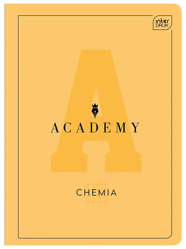 Zeszyt tematyczny InterDruk A5 60 Kratka 90g Chemia Academy Hybryda