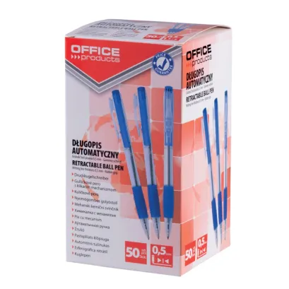50 x Długopis automatyczny OFFICE PRODUCTS, 0,7mm, niebieski