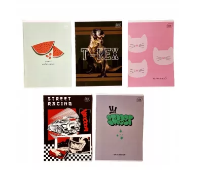 Zeszyt A5 Krata 16 kartek Mix Interdruk