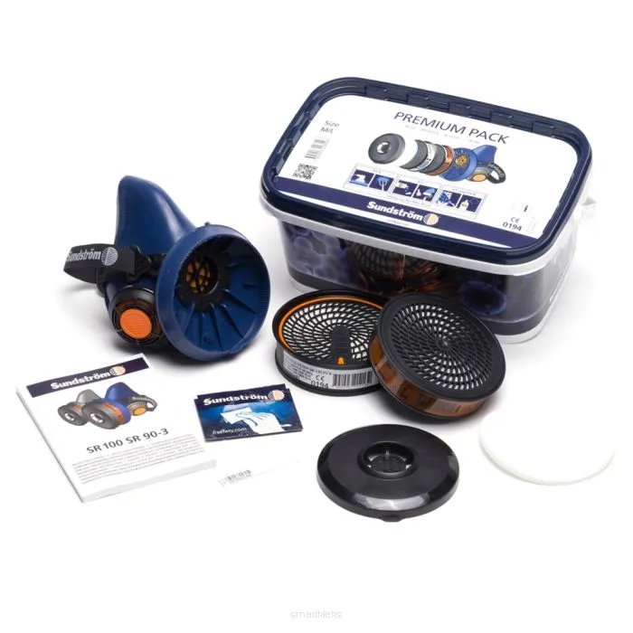ZESTAW PÓŁMASKA OCHRONNA SUNDSTROM SR100 PREMIUM PACK M/L