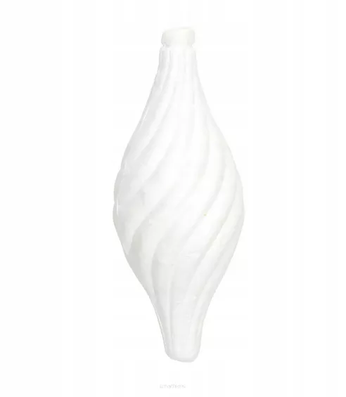 Bombka Styropianowa Podłużna 13 cm 
