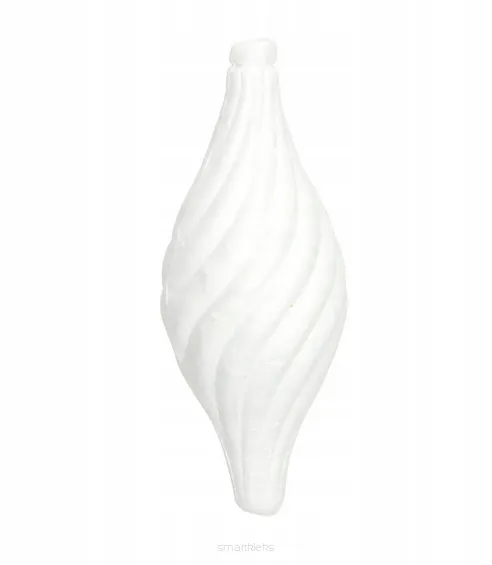 Bombka Styropianowa Podłużna 13 cm 
