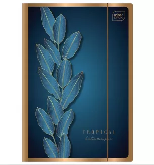 Teczka Papierowa Z Gumką A4 Metalic Gold 2 Interdruk